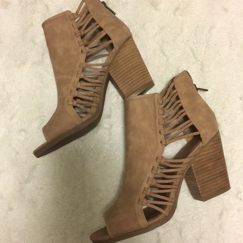 Covergirl Open Toe Bootie